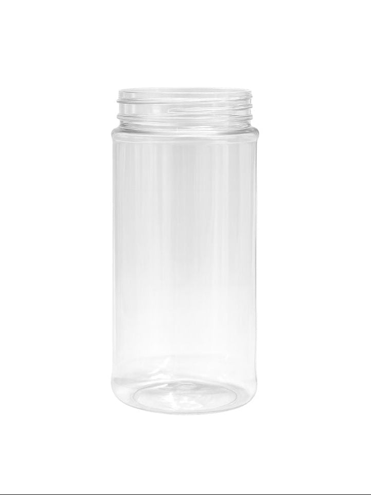 16oz Clear PET Round Spice Jars