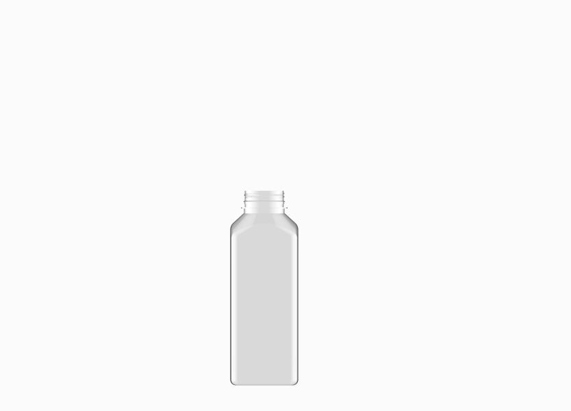 12 oz Clear PET Juice Bottles with Leakproof Attached Lids 6 pack